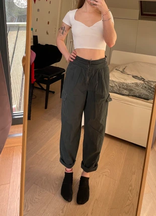 Pantalon cargo ballon vert, marque: Forever 21, état: Très bon état, taille: S / 36 / 8, 7,00 €, 8,05 € Protection acheteurs incluse