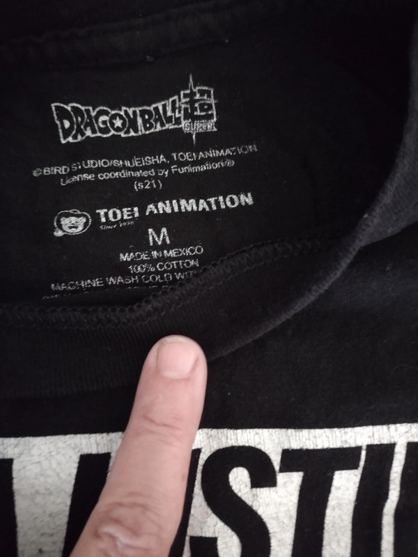 Dragon Ball Z Mens T-Shirt - Ultra Instinct Goku Kanji Image Size M preowned 4