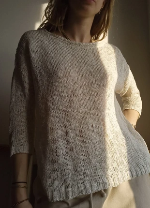 Maglione bianco fatto artigianalmente , marque: NoName, état: Bon état, taille: S / 36 / 8, 5,00 €, 5,95 € Protection acheteurs incluse