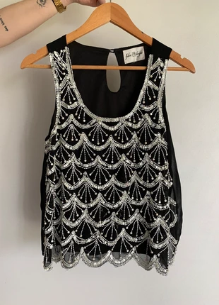 Top charleston vintage, merk: Lydia bright, staat: Heel goed, maat: M / 38 / 10, € 20,00, € 21,70 inclusief Kopersbescherming