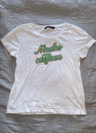 T-Shirt Spruch, marque: Amitié, état: Très bon état, taille: XS / 34 / 6, 1,50 €, 2,28 € Protection acheteurs incluse