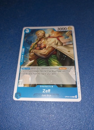 Zeff op06 048 carte card one piece, brand: OnePiece, condition: Very good, €1.00, €1.75 includes Buyer Protection Pro