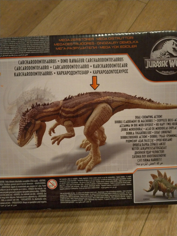 Jurassic World Mega Distruttori Dinosauro Carcarodontosauro