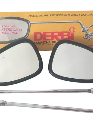 🌺Juego de Espejos varilla para moto Derbi muy antiguos y nuevos🌺, marca: Derbi, estado: Nuevo, 18,00 €, 19,60 € Protección al comprador incluida
