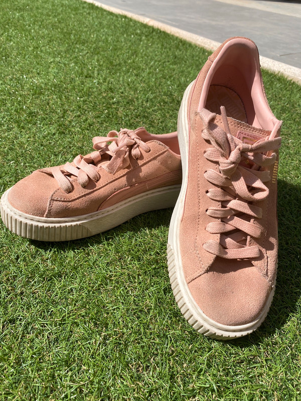 siesta Australia Decir Sneakers Puma Suede / Zapatillas Puma Suede rosa pastel - Vinted