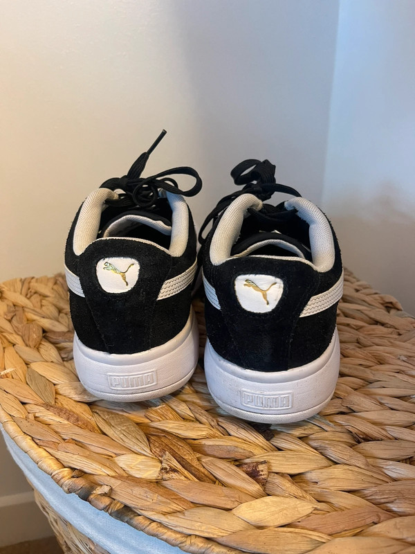 Size 5 Black Puma Platform Suede Trainers Mayu