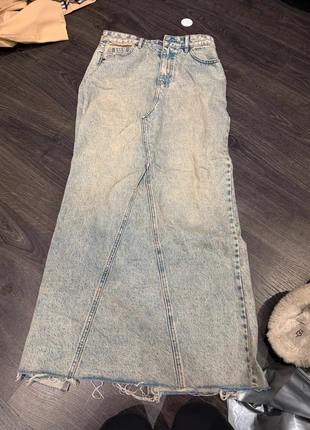 stradivarius long denim maxi skirt, brand: Stradivarius, condition: New without tags, size: S / 8, £10.00, £11.20 includes Buyer Protection