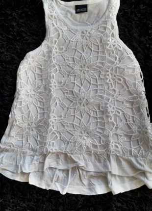 Top Débardeur Haut fille dentelle blanc 8/9 ans TBE, marque: Arizona, état: Très bon état, taille: 8 ans / 128 cm, 3,00 €, 3,85 € Protection acheteurs incluse