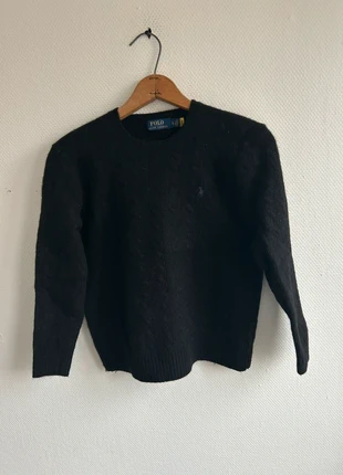 Pull Torsadé Ralph Lauren en Laine Bleu Marine 📏 XL, brand: Ralph Lauren, condizioni: Ottime, taglia: 8 anni / 128 cm, €25.00, €26.95 include la Protezione acquisti Pro
