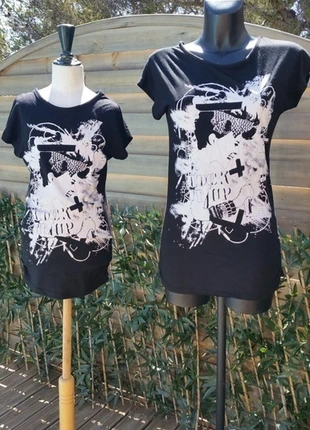 Deux tee-shirts Rock pour Maman Rock et sa mini Rock, brand: Boutique Parisienne, condition: New with tags, size: Other, €25.00, €26.95 includes Buyer Protection