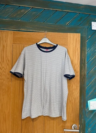 Pike Brothers men white and blue striped t shirt size medium, brand: Pike Brothers, condition: Very good, size: M, £20.00, £21.70 includes Buyer Protection