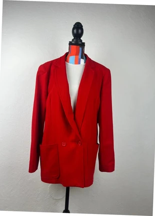 Blazer oversized femme rouge taille 42FR, brand: Vintage Dressing, condition: Very good, size: XL / 42 / 14, €15.00, €16.45 includes Buyer Protection