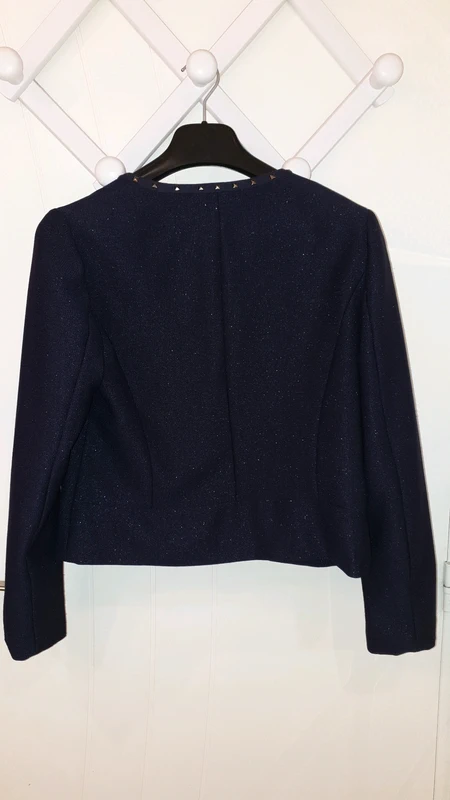 Blazer chic marine pailleté - photo numéro 2