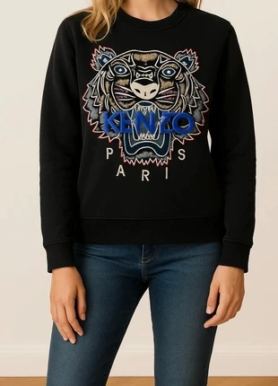 Pull Kenzo Paris Femme Tiger Brodé Noir, Taille M – Excellent état, brand: Kenzo, condition: Very good, size: M / 38 / 10, €40.00, €42.70 includes Buyer Protection