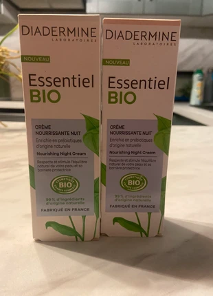 Lot de 2 Crème nuit Diadermine, merk: Diadermine, staat: Nieuw met prijskaartje, € 6,00, € 7,00 inclusief Kopersbescherming