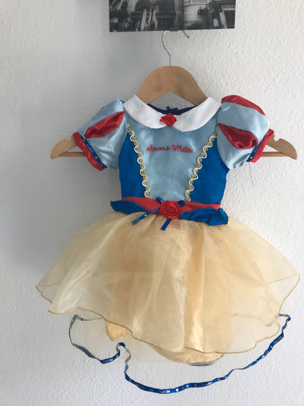 Déguisement Blanche Neige Disney Baby taille 6-12 mois robe jaune bleu