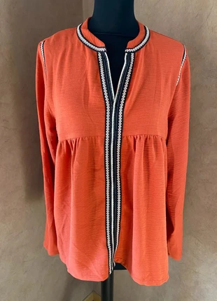 Blouse corail Creeks – Chic & bohème, T.42, marca: Creeks, estado: Muy bueno, tamaño: XL / 42 / 14, 14,00 €, 15,40 € Protección al comprador incluida