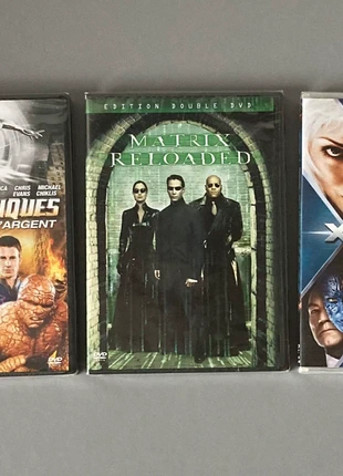 Lot 3 DVD Science Fiction / Les 4 Fantastiques + Matrix Reloaded + X-Men 2, zustand: Neu, mit Etikett, 8,00 €, 9,10 € inklusive Vinted-Käuferschutz