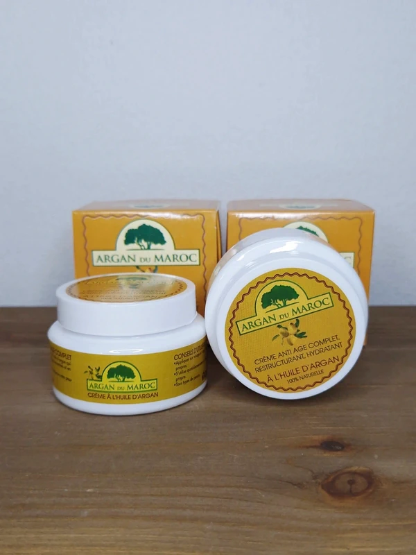 2 crèmes argan du Maroc 100 % naturelle