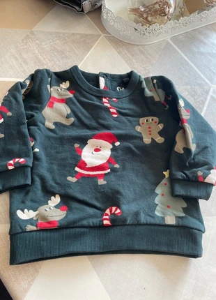 Pull Noël, marque: C&A, état: Très bon état, taille: 9-12 mois / 74 cm, 2,00 €, 2,80 € Protection acheteurs incluse