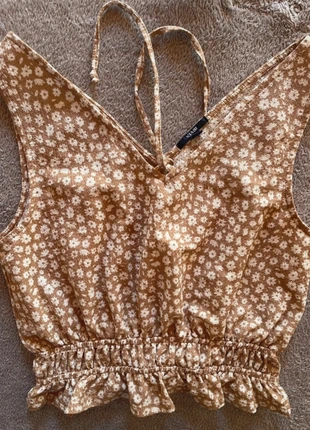 Top Court Fleuri KIABI – Taille M – Style Doux & Estival 🌼, marca: Kiabi, estado: Muy bueno, tamaño: M / 38 / 10, 5,00 €, 5,95 € Protección al comprador incluida