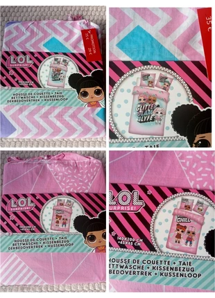 Parure de lit lol surprise 140×200, marque: L.O.L. Surprise, état: Neuf avec étiquette, taille: Simple (135-150 cm x 200-220 cm), 13,00 €, 14,35 € Protection acheteurs (Pro) incluse
