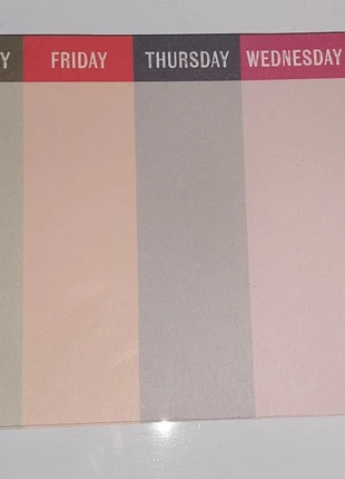 Semainier / Bloc-notes hebdomadaire – Organisation colorée, marque: Noz, état: Très bon état, 2,00 €, 2,80 € Protection acheteurs incluse