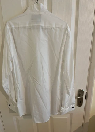 White pure cotton dress shirt with wing collar, brand: Marks & Spencer, condition: Very good, size: 15.5 in | 39 cm, £20.00, £21.70 includes Buyer Protection