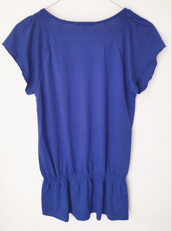 T shirt long bleu u collection - photo numéro 2