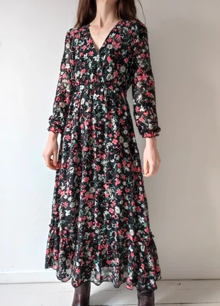 Robe longue fluide fleurie T36 Lili rose, brand: Lilie Rose, condizioni: Ottime, taglia: S / IT 40 / EU 36, €7.00, €8.05 include la Protezione acquisti