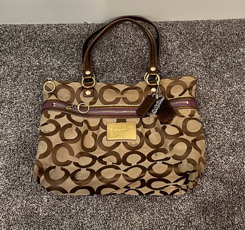 Coach Poppy Op Art Handbag
