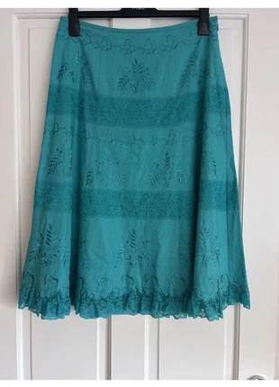 Laura Ashley Skirt Size 14 Green Lace Detail, brand: Laura Ashley, condition: Very good, size: XL / 14, £15.00, £16.45 includes Buyer Protection
