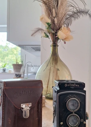 Appareil photo vintage Rolleiflex + étui cuir d'origine 📸, merk: ROLLEIFLEX, staat: Heel goed, € 240,00, € 252,70 inclusief Kopersbescherming