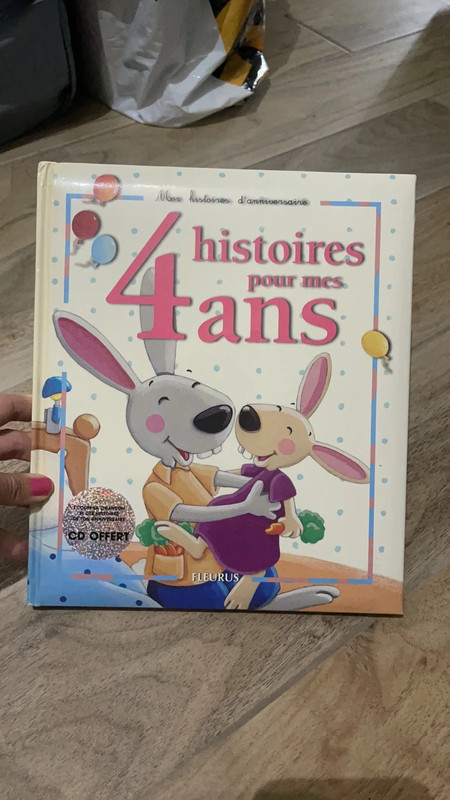 Livre + CD 4 histoires pour mes 4 ans