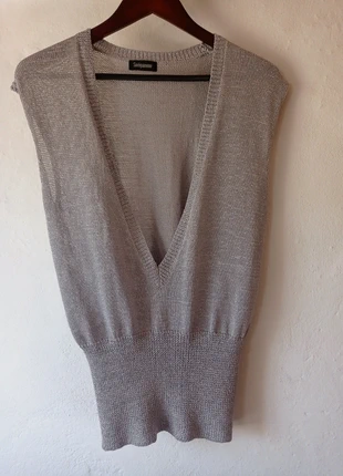 Top plateado de punto Sinequanone talla L, marca: Sinéquanone, estado: Muy bueno, tamaño: L / 40 / 12, 15,00 €, 16,45 € Protección al comprador incluida