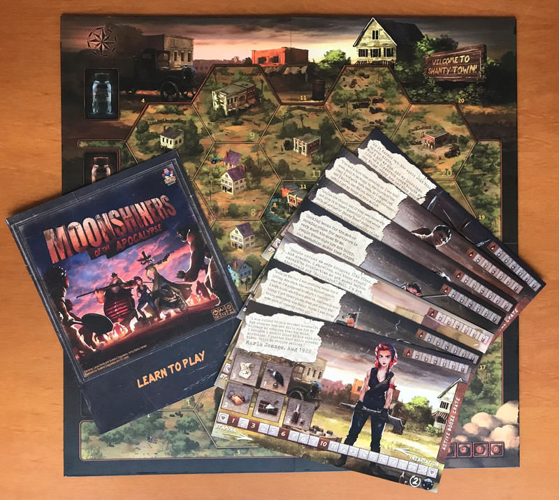 Moonshiners of the Apocalypse Deluxe edition - Kickstarter KS - Gioco da tavolo - Board Game 3