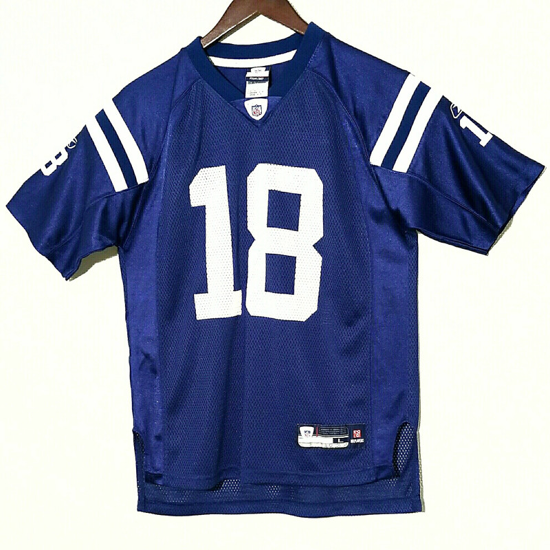 NFL Youth L Jersey Indianapolis Colts 18 Manning Vinted