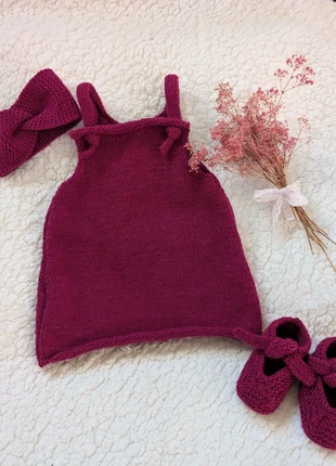 🌸 Robe bébé - 3 mois 🌸, marque: Creatrice, état: Neuf sans étiquette, taille: 1-3 mois / 56 cm, 15,00 €, 16,45 € Protection acheteurs incluse