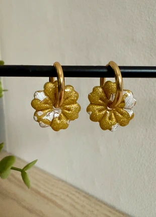 Pampilles 2cm fleur. Sans créole, état: Très bon état, 2,80 €, 3,64 € Protection acheteurs (Pro) incluse