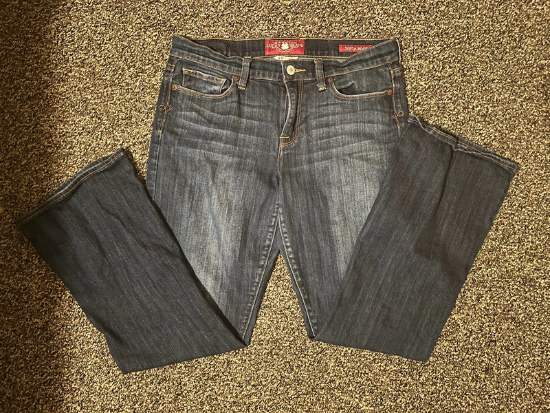 Low rise lucky brand jeans 1