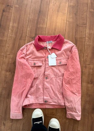 Aelfric Eden Roze Denim Jacket | Nieuw met Tag | Maat S Oversized Look, brand: Aelfric Eden, condizioni: Nuovo con cartellino, taglia: S / IT 40 / EU 36, €45.00, €47.95 include la Protezione acquisti