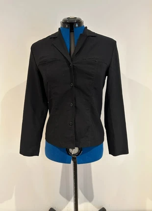 Veste blazer noir coupe droite femme boutons classiques- taille 2(équivalent taille S/M)-froggy, marke: froggy, zustand: Sehr gut, größe: S / 36 / 8, 10,00 €, 11,20 € beinhaltet Vinted-Käuferschutz Pro