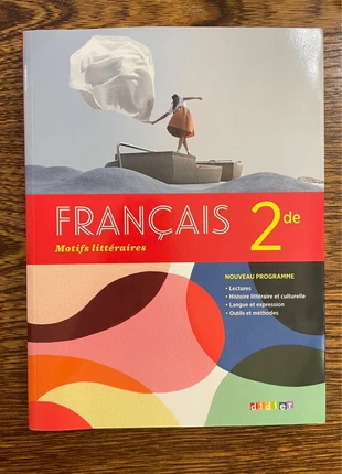 Manuel Scolaire - Français Seconde - 2019 - Didier, état: Très bon état, 35,00 €, 37,45 € Protection acheteurs incluse