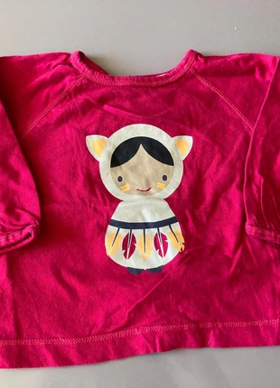 T-shirt manches longues, merk: Kitchoun, staat: Heel goed, maat: 6-9 maanden / 68 cm, € 1,00, € 1,75 inclusief Kopersbescherming