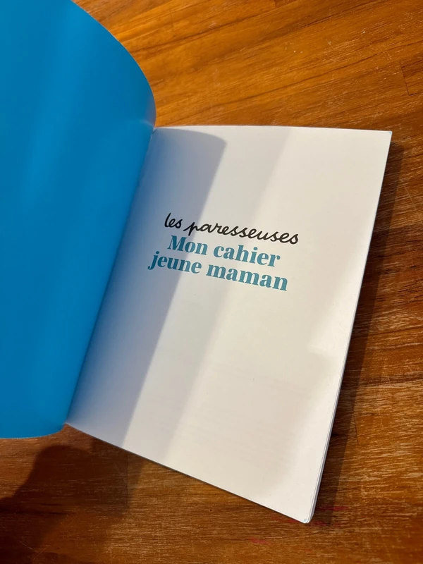 Livre les paresseuses, mon cahier de jeune Maman - photo numéro 3
