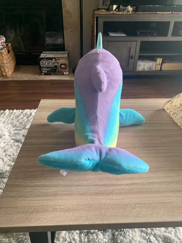 NWOT Fur Real 19” Wavy the Narwhal' Rainbow Toy Interactive Animatronic With Sound 4