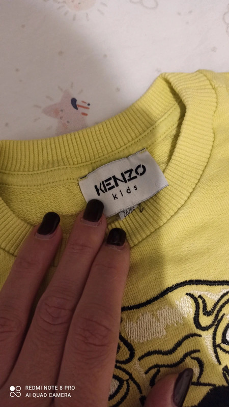 Felpa Kenzo giallo lime