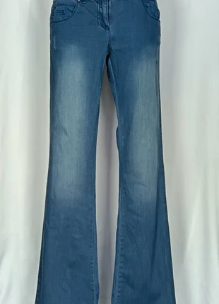 Jean taille basse pattes d’eph bleu guède délavé Camaïeu Taille 36 - Pant8, brand: Camaïeu, condition: Very good, size: S / 36 / 8, €6.00, €7.00 includes Buyer Protection Pro