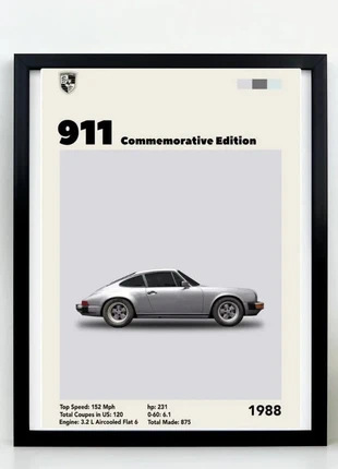 67. Poster Porsche vendu avec cadre au format A4, brand: Porsche, condition: Very good, €19.99, €21.69 includes Buyer Protection