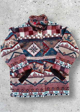 Vintage Brugi 90s Sherpa Jacket – Size 46 – Rare & Cozy, marca: Brugi, estado: Novo sem etiquetas, tamanho: M, €50.00, €53.20 inclui Proteção do Comprador